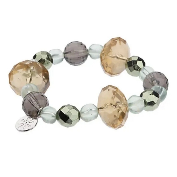 New in box Isaac Mizrahi Live! Faceted Set of 3 Beaded Bracelets! (10a) - Picture 3 of 7